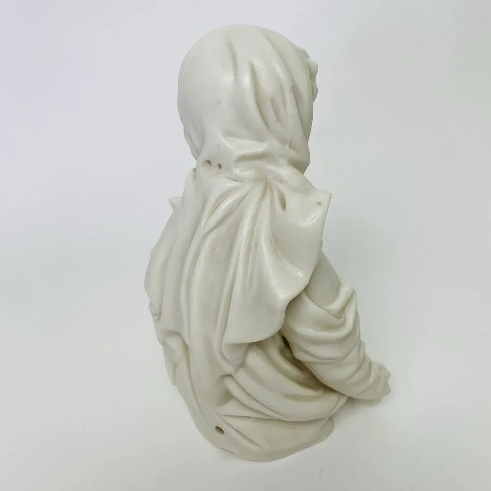 Vintage Norcrest Japan Madonna Child Lighted Figurine Lamp Religious MCM